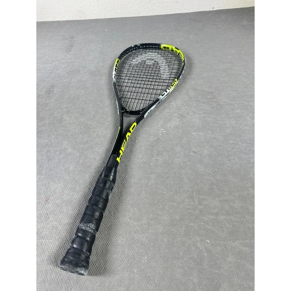 HEAD Cyber Edge Squash Racquet Black Neon Yellow AFT Technology 213049